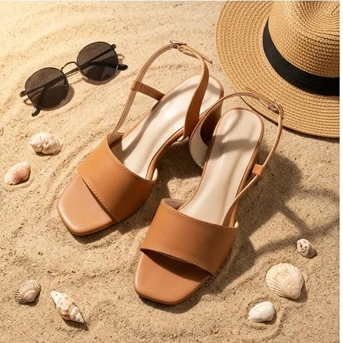 Casual Brown Heel