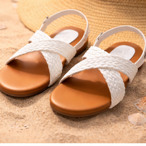 White Strap Flat