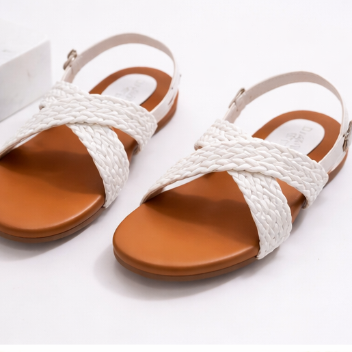 White Strap Flat